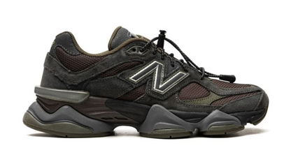 New Balance 9060 Black Top - Dark Moss